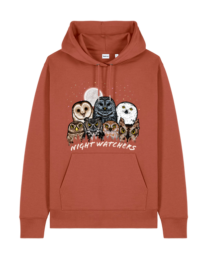 Owls of North America — Organic Cotton Blend Hoodie