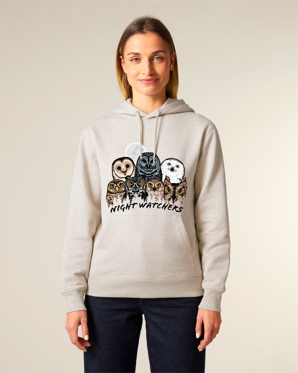 Owls of North America — Organic Cotton Blend Hoodie