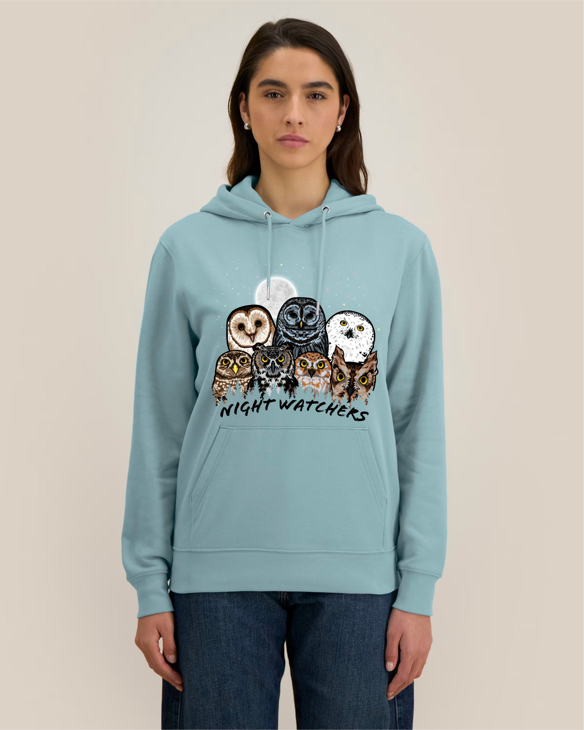 Owls of North America — Organic Cotton Blend Hoodie