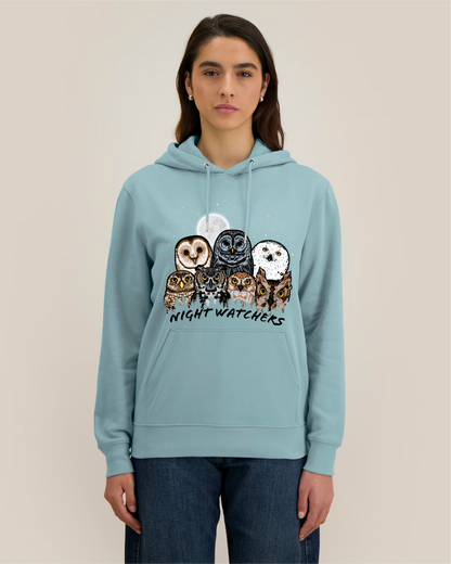 Owls of North America — Organic Cotton Blend Hoodie