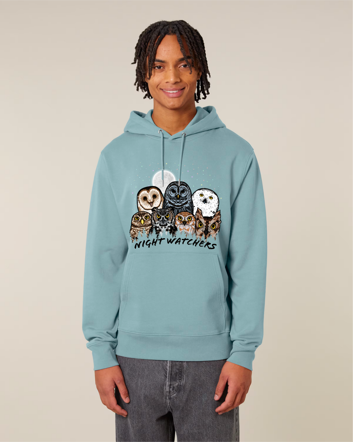 Owls of North America — Organic Cotton Blend Hoodie