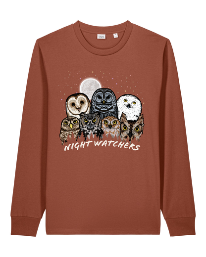 Owls of North America — Organic Cotton Long Sleeve