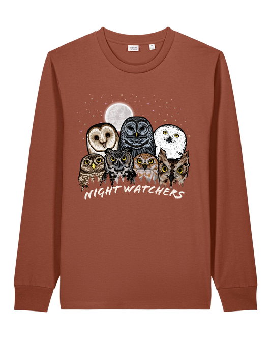 Owls of North America — Organic Cotton Long Sleeve
