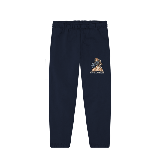 Navy Printed Womens Joggers