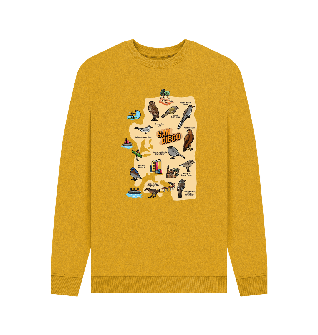 Sunflower Yellow Recycled Printed Sweater