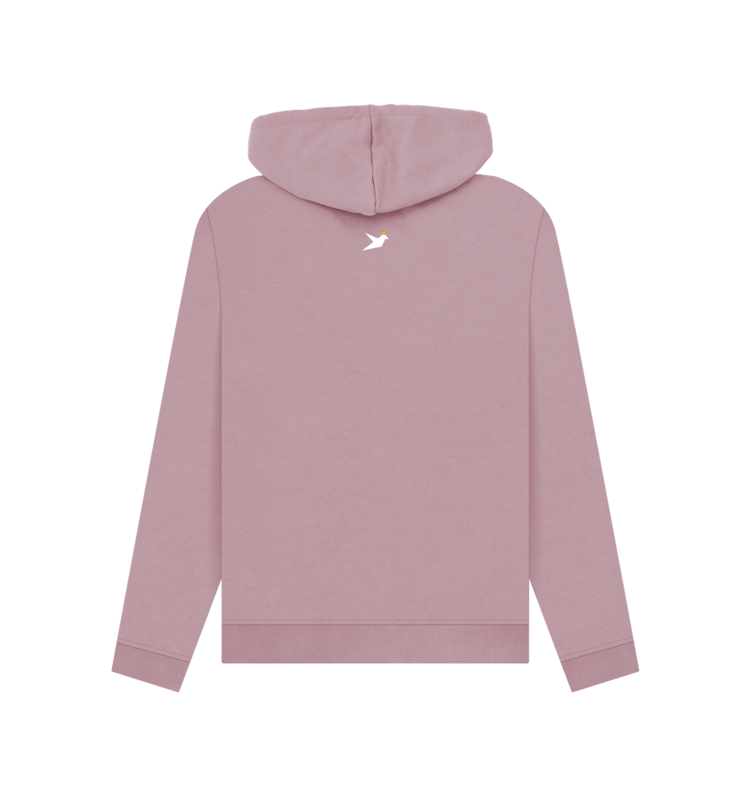 Mauve Printed Hoody