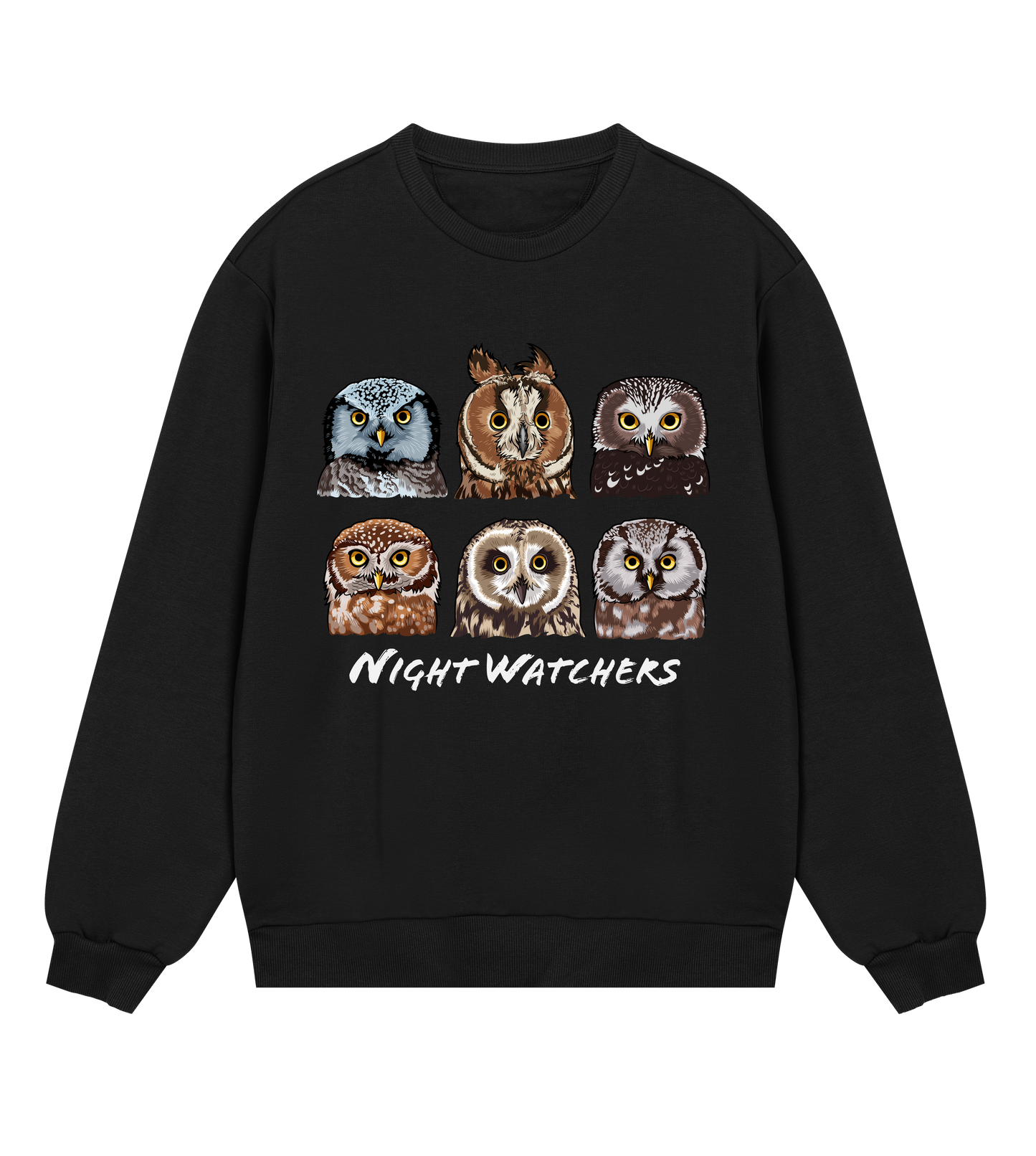 Night Watchers - Organic Regular Men's Sweatshirt - Beakwings