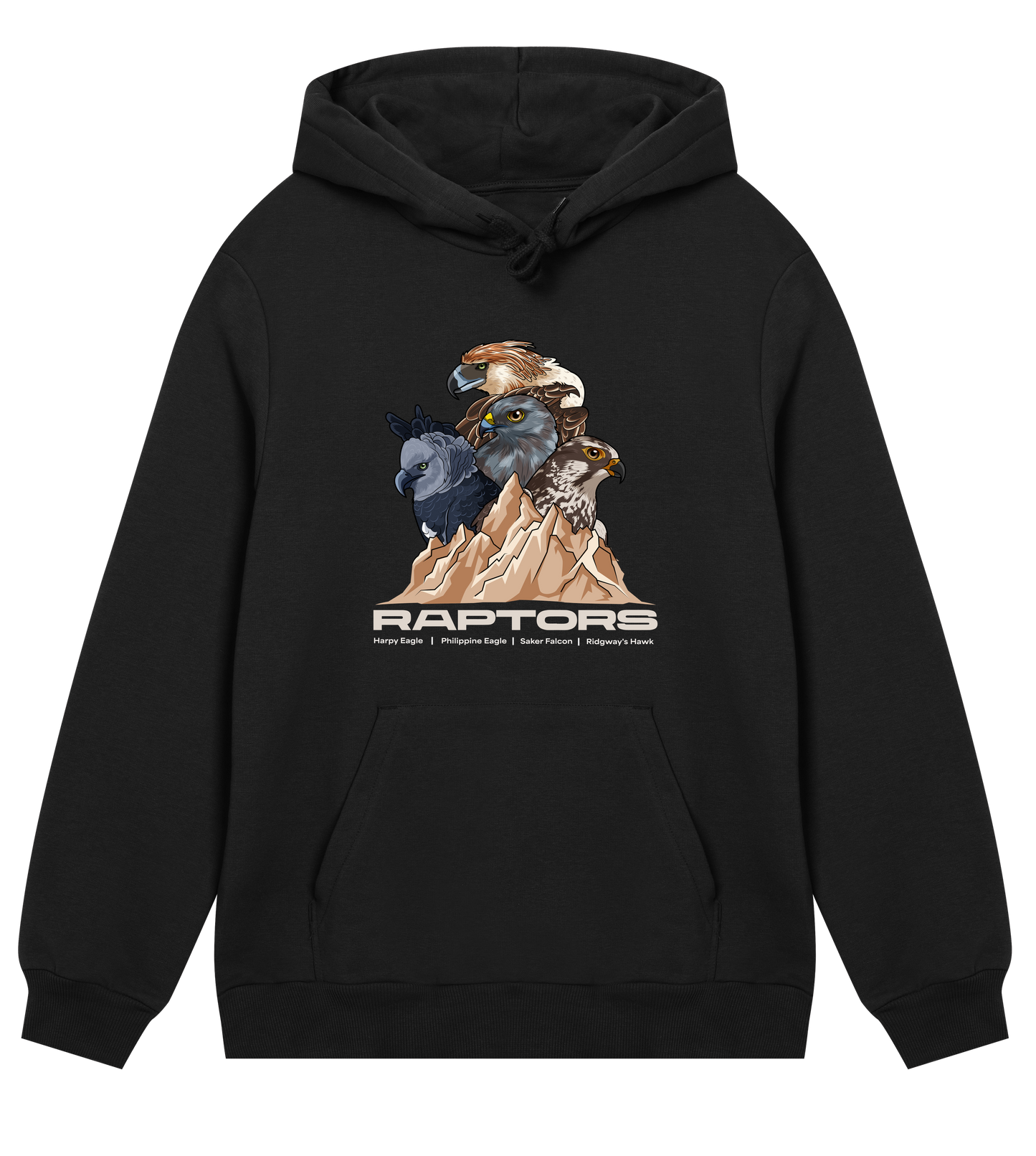 Raptors - Organic Men's Hoodie - Beakwings