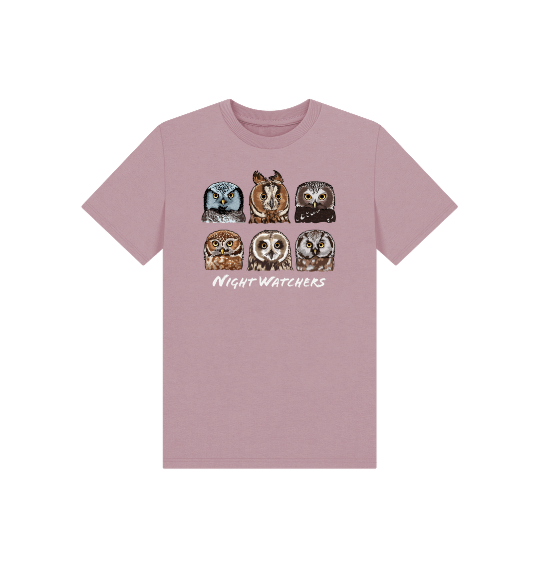 Mauve Printed Kids T-Shirt