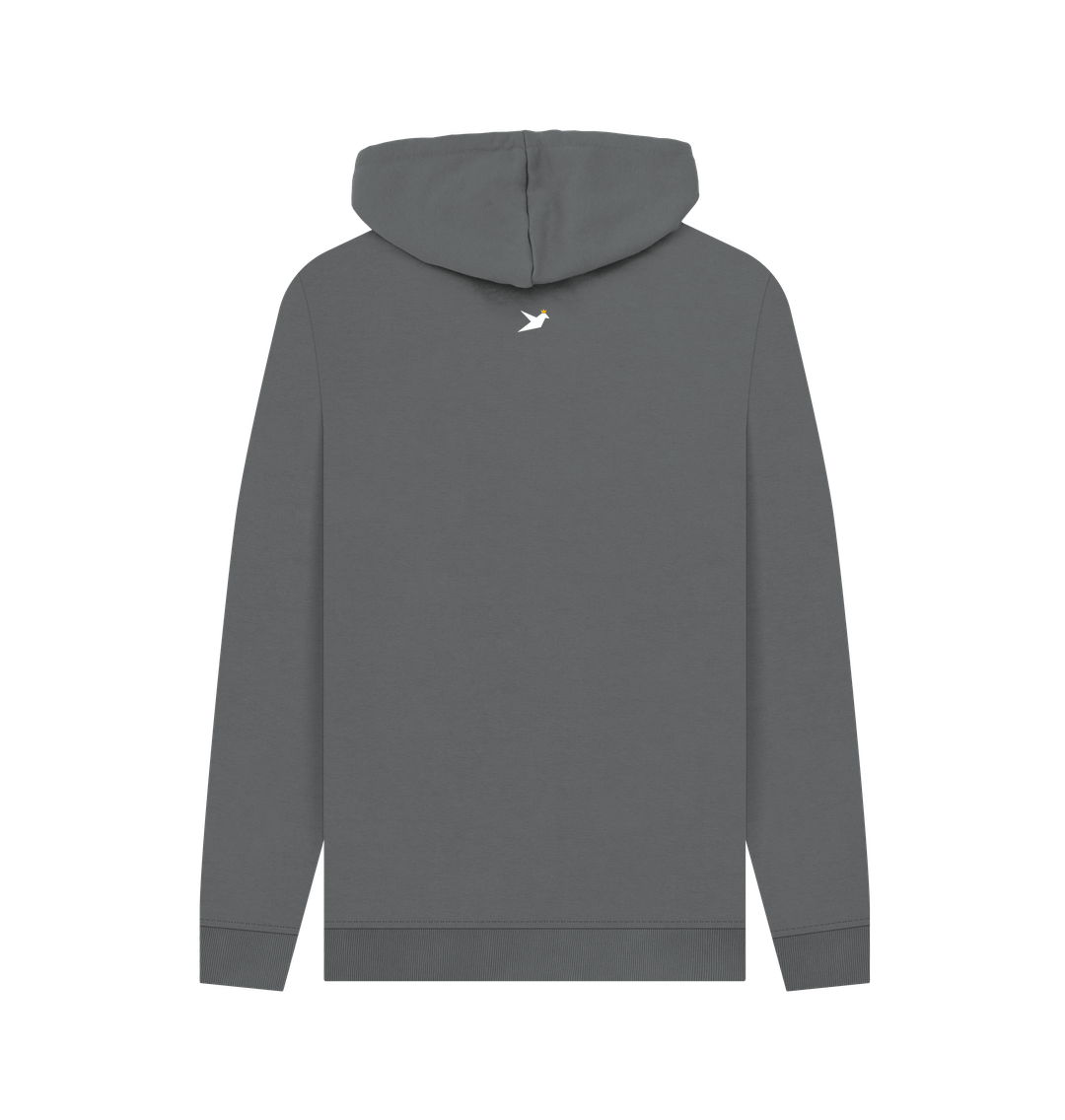 Slate Grey Printed Hoody