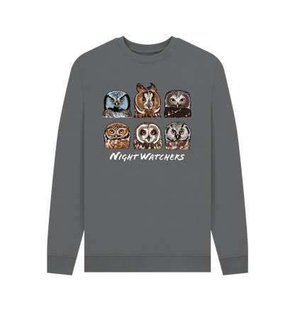 Slate Grey Printed Sweater