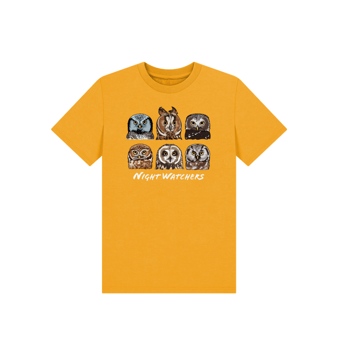 Mustard Printed Kids T-Shirt