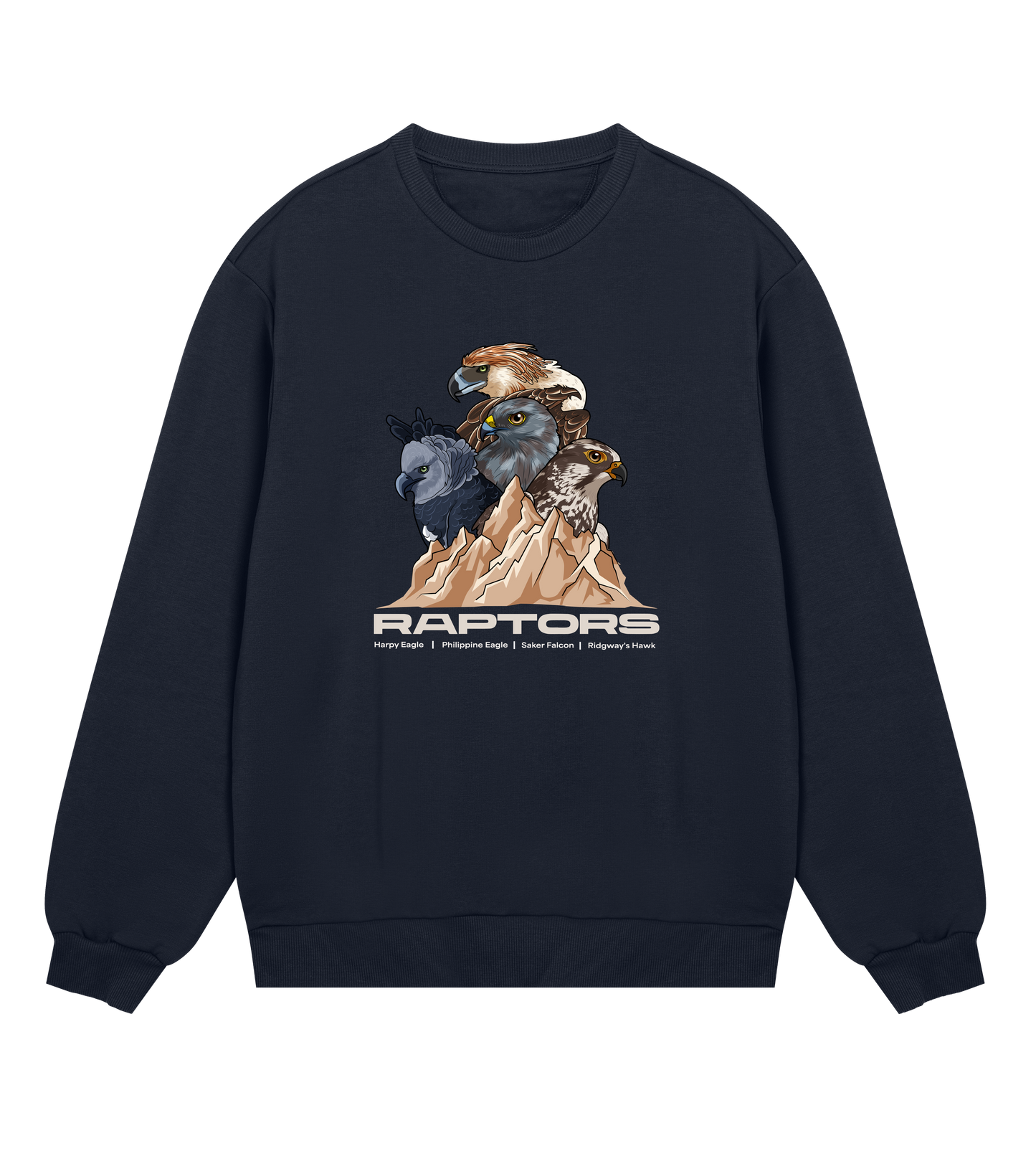 Raptors - Organic Men's Sweatshirt - Beakwings