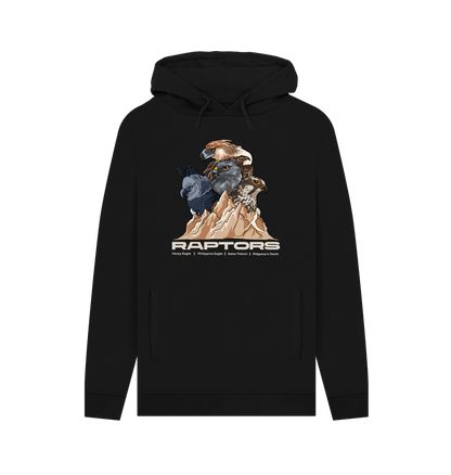 Black Printed Hoody