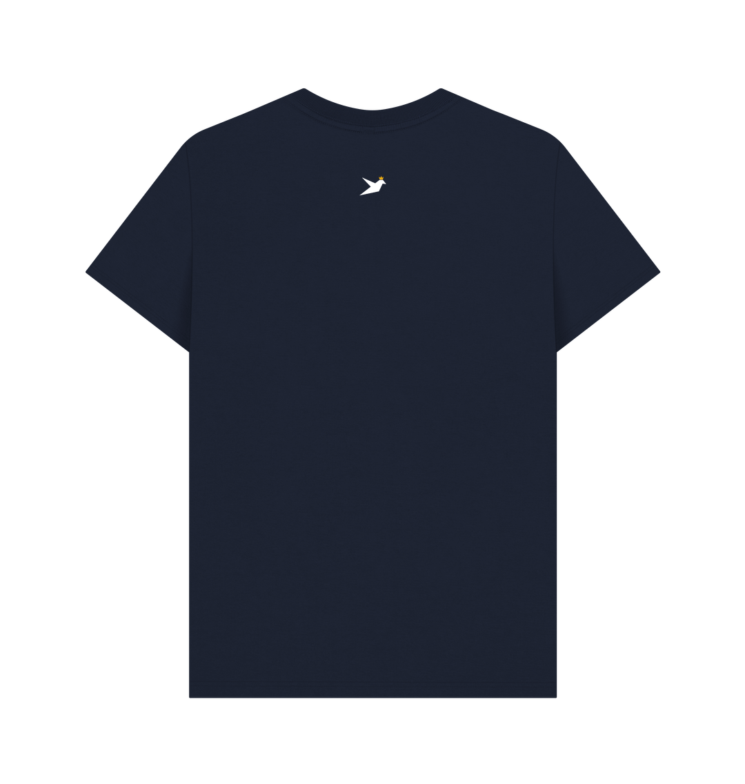 Navy Blue Printed T-shirt