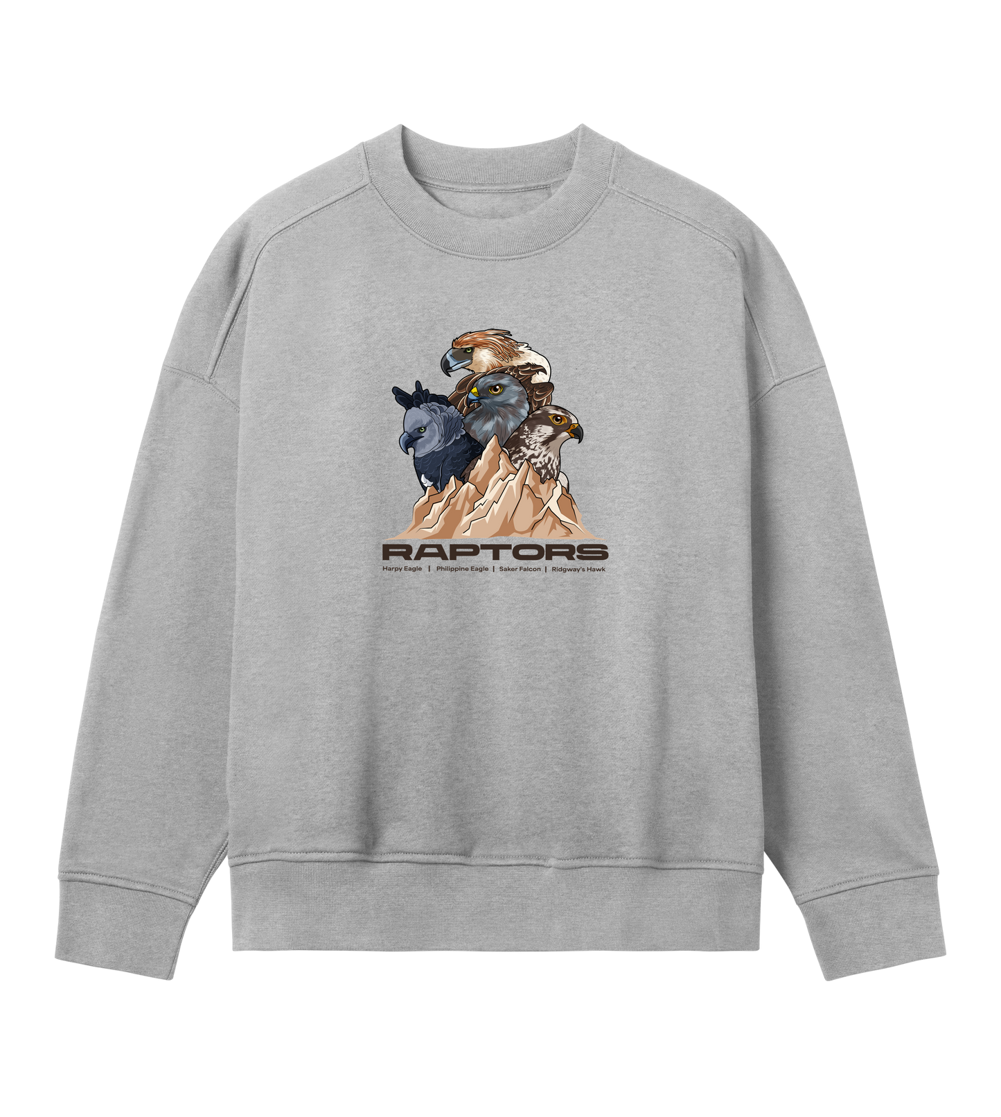 Raptors - Organic Oversized Women's Sweatshirt - Beakwings