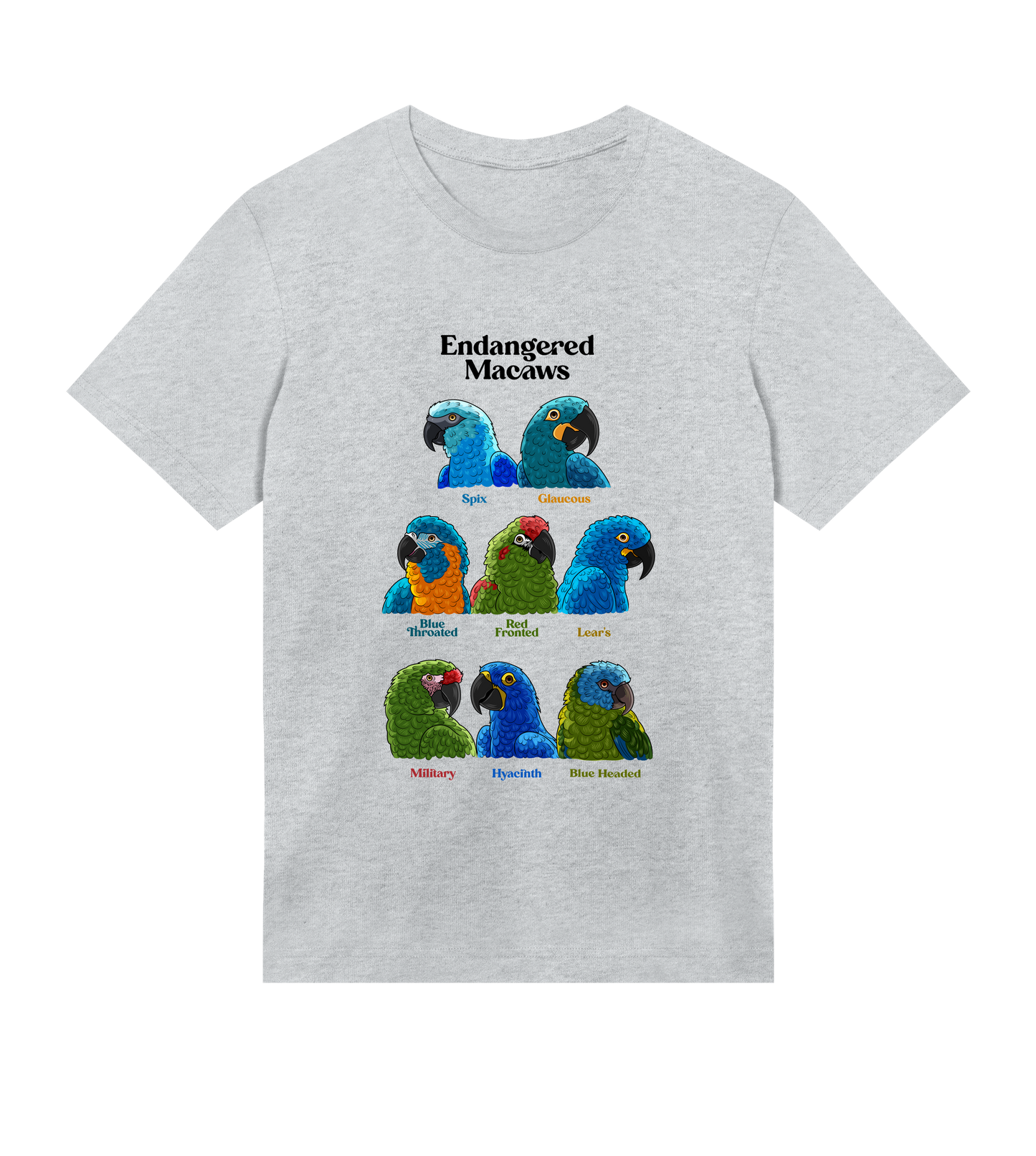 Endangered Macaws - Organic Cotton Men's Regular T-shirt