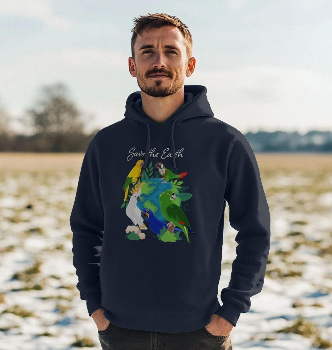 Earth Day - Organic Cotton Pullover Men’s Hoodie