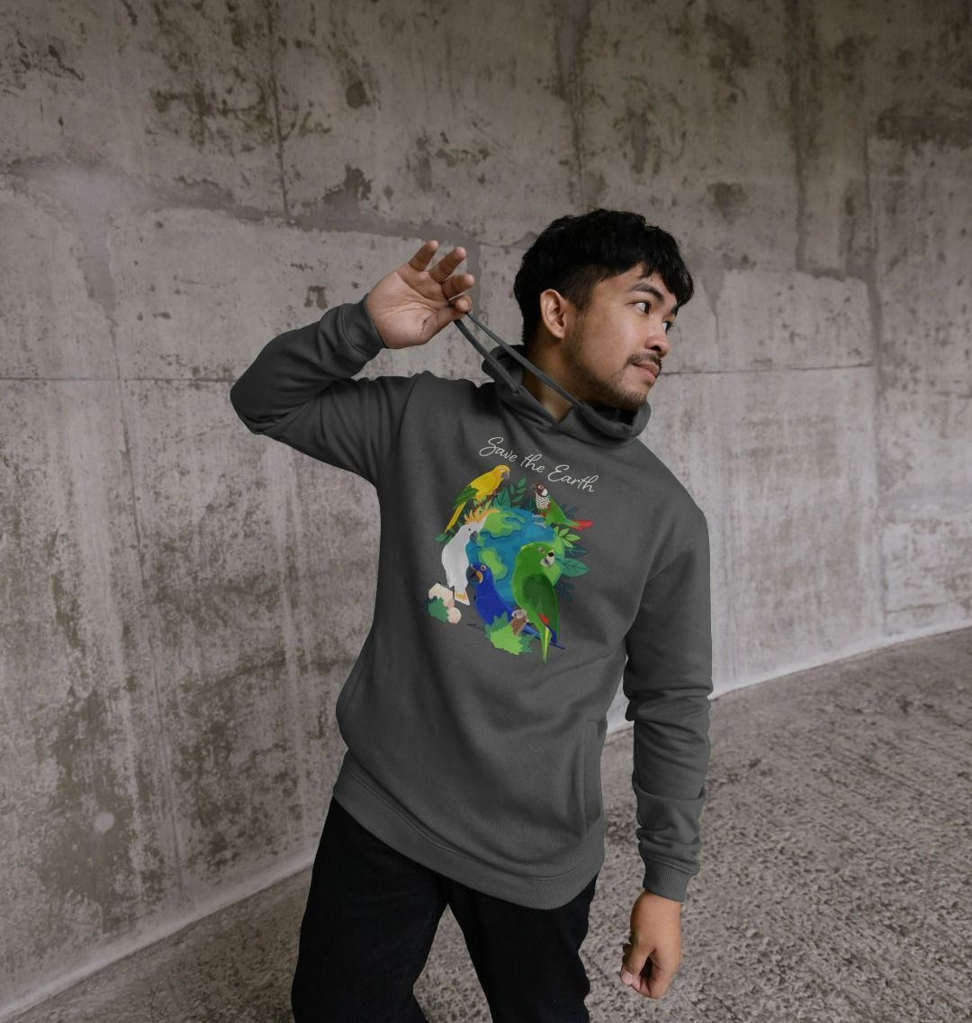 Earth Day - Organic Cotton Pullover Men’s Hoodie