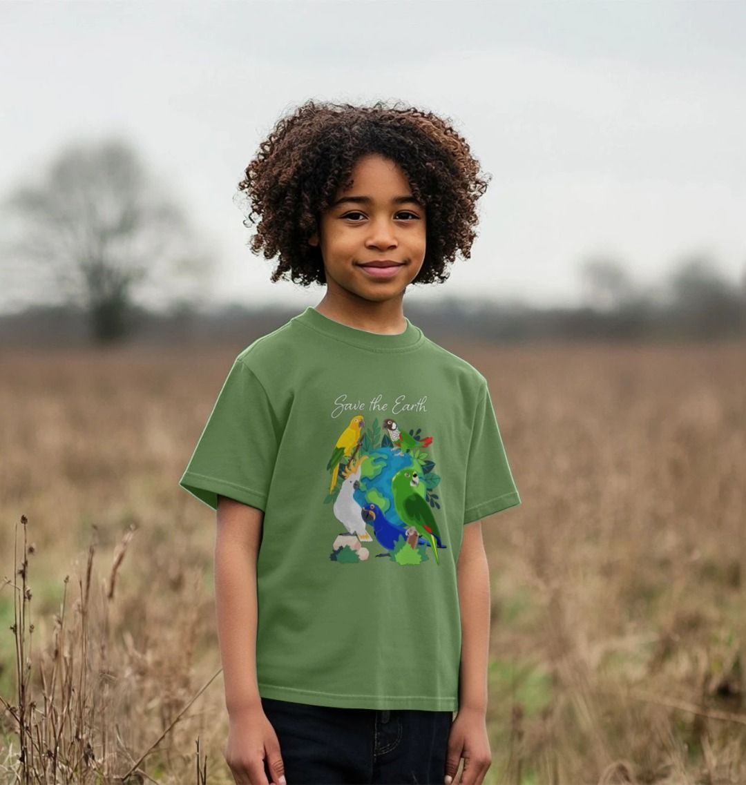 Earth Day - Organic Cotton Kids T-shirt