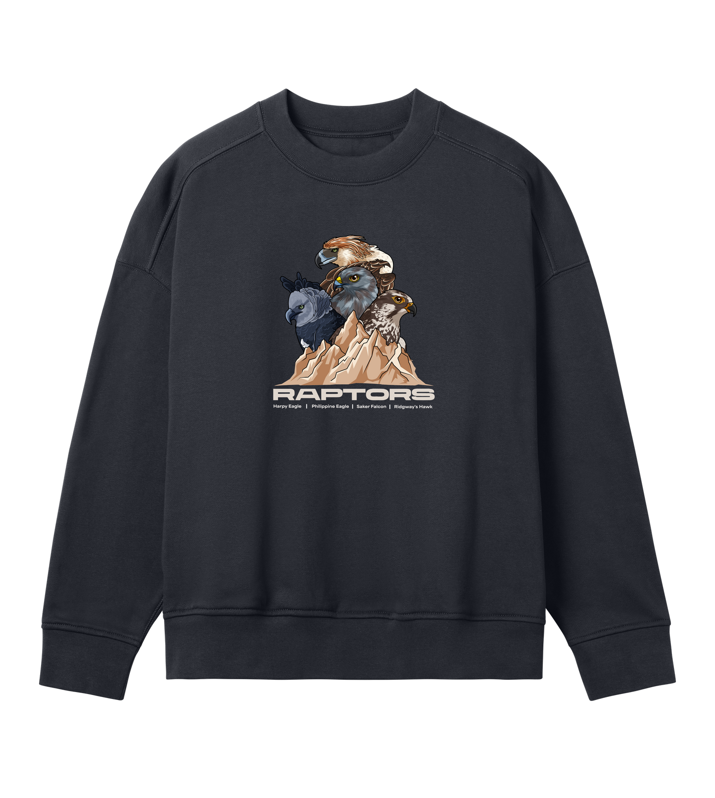 Raptors - Organic Oversized Women's Sweatshirt - Beakwings