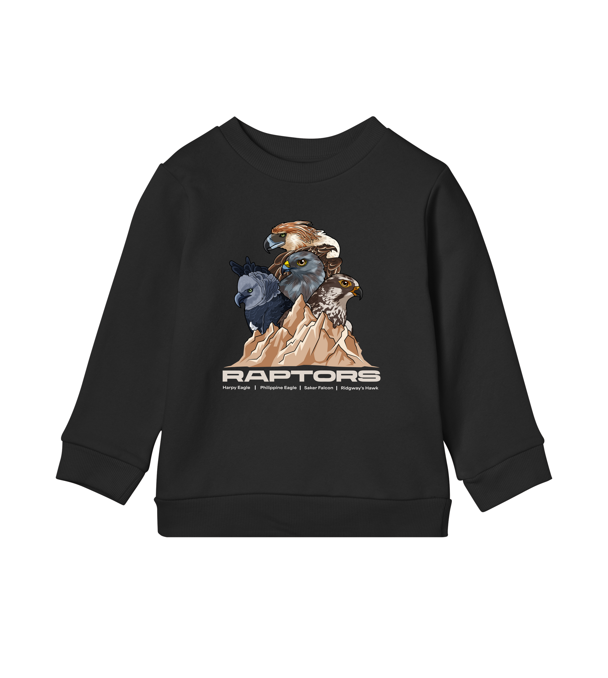 Raptors - Organic Kid's Sweatshirt - Beakwings