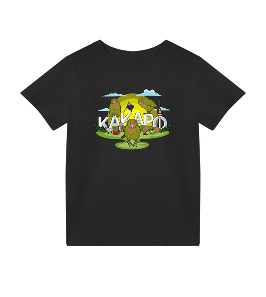 Adopt a kākāpō - Organic Cotton Unisex Kids T-shirt - Beakwings