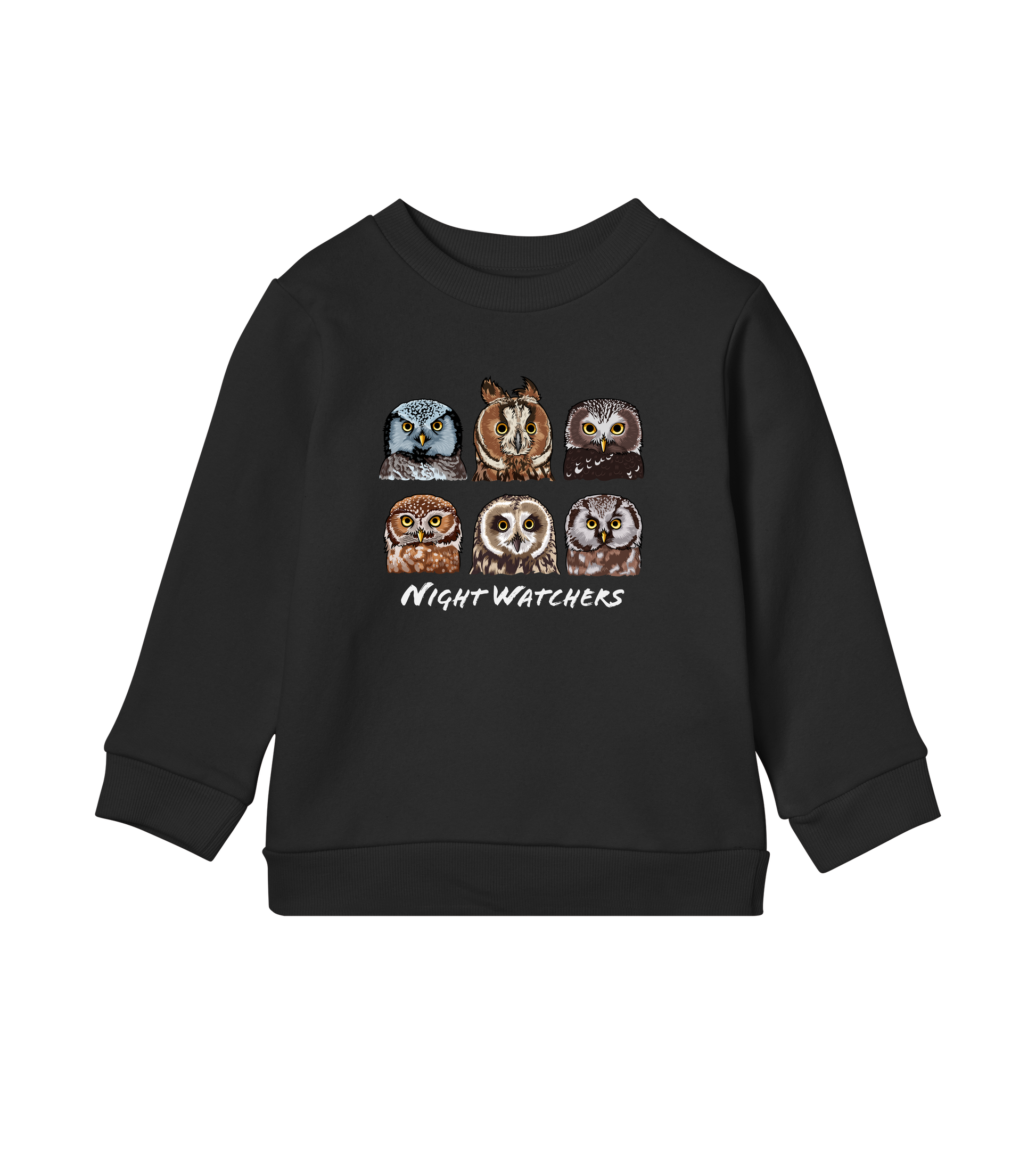 Night Watchers - Organic Regular Kids Sweatshirt - Beakwings