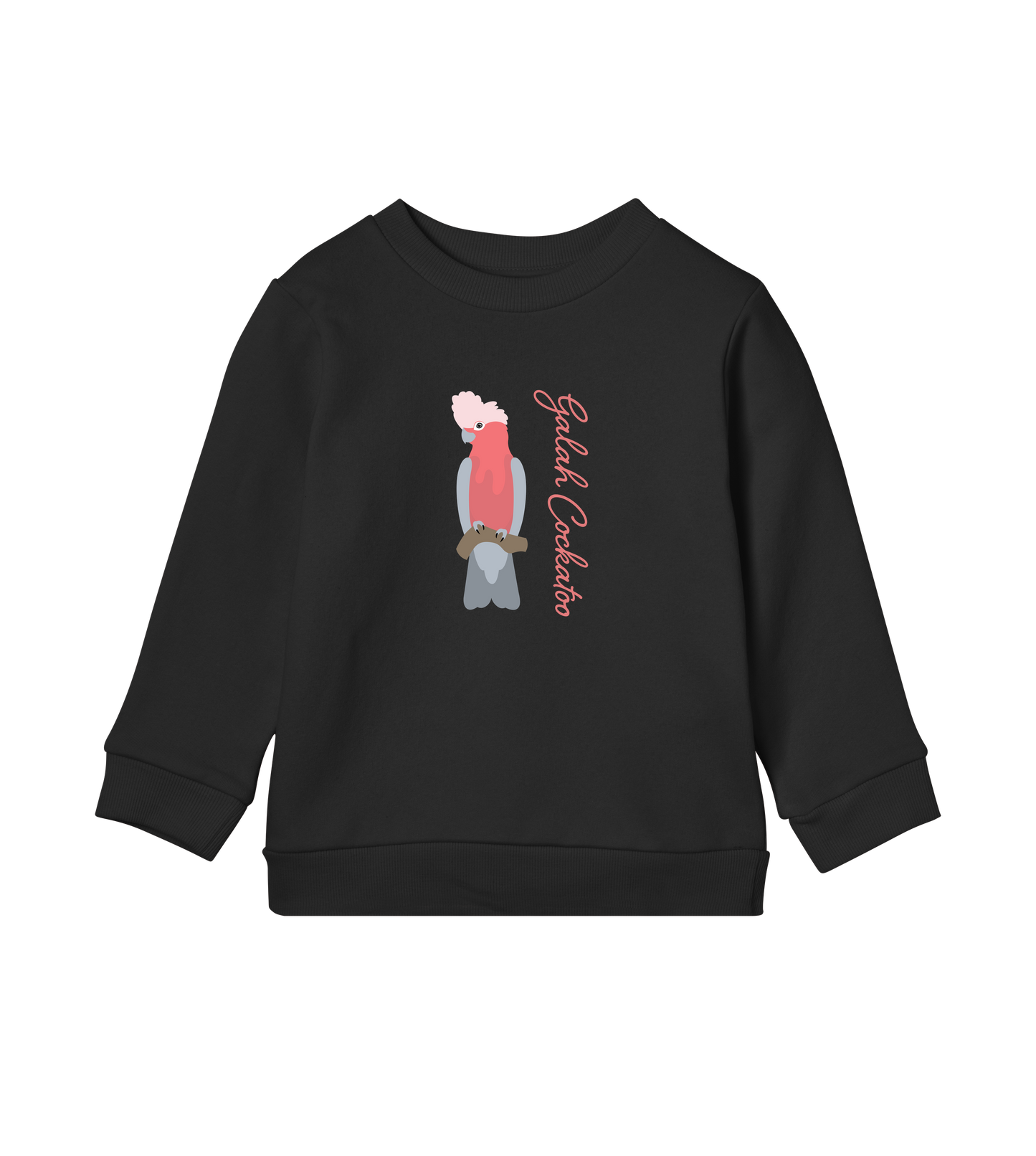 Galah Cockatoo - Organic Kids Sweatshirt - Beakwings