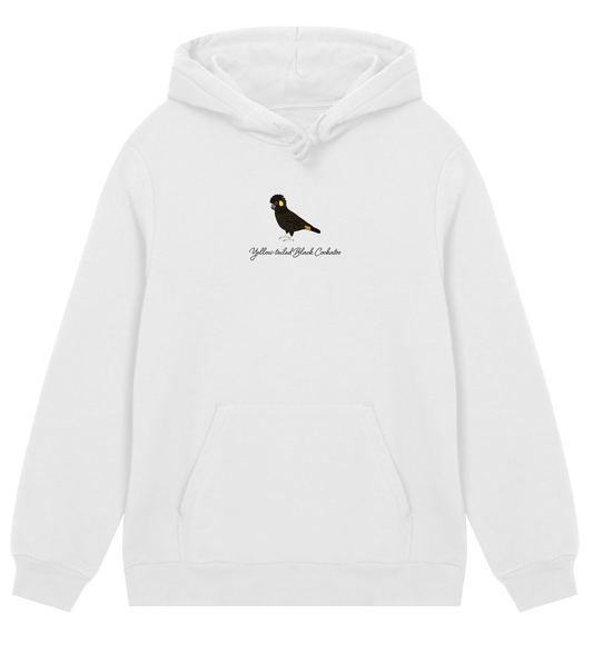 Yellow-tailed Black Cockatoo - Organic Regular Men's Hoodie