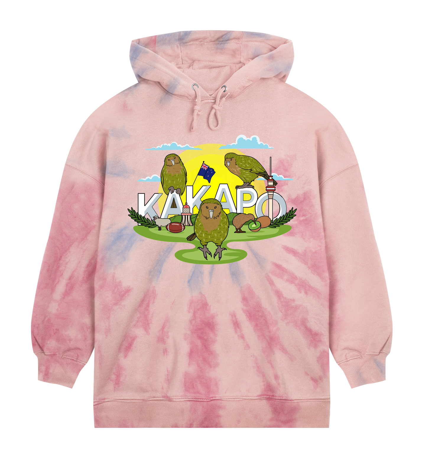 Adopt a kākāpō - Organic Cotton Oversized Women's Hoodie - Beakwings