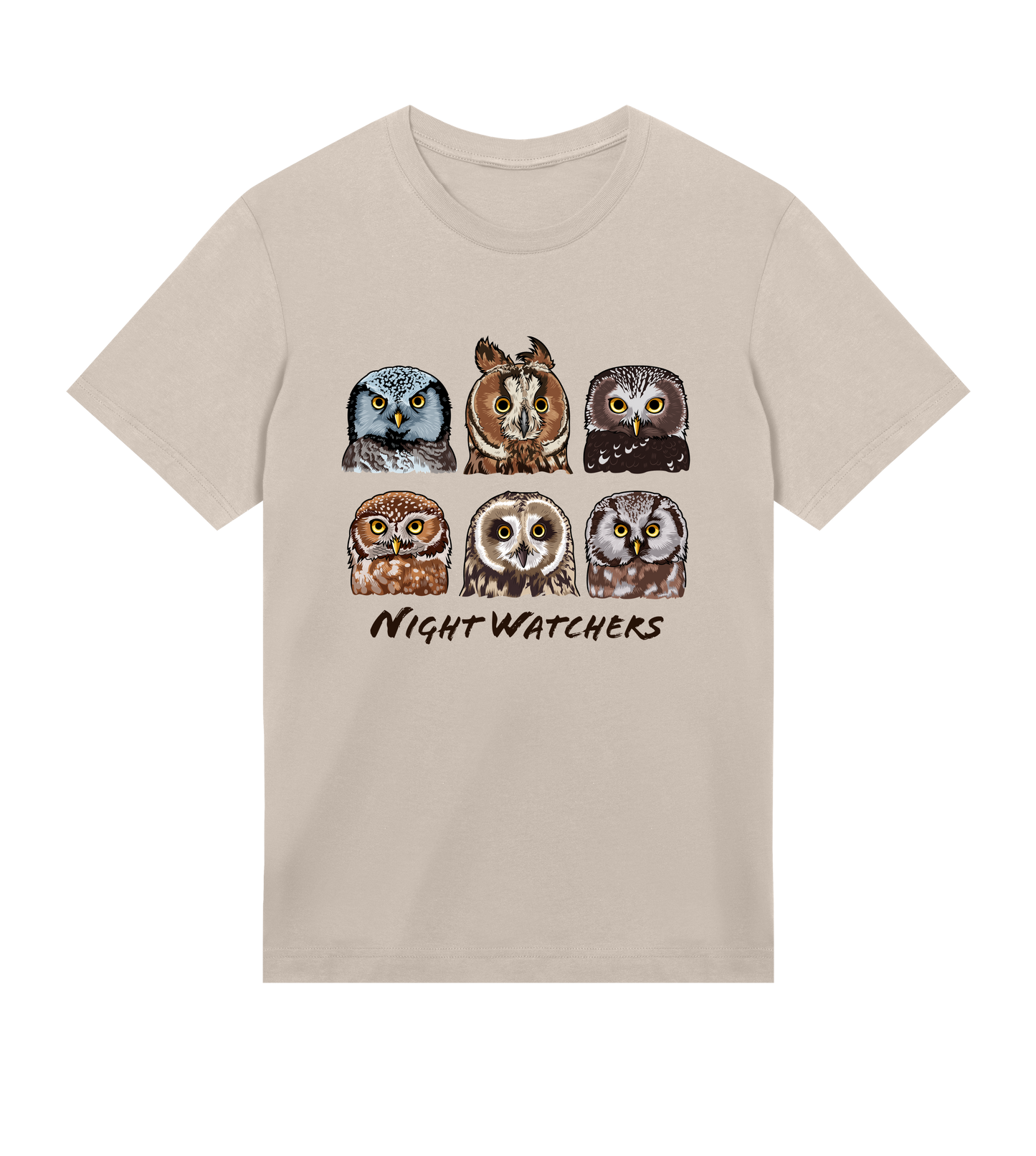 Night Watchers - Organic Cotton Regular Men's T-shirt - Beakwings