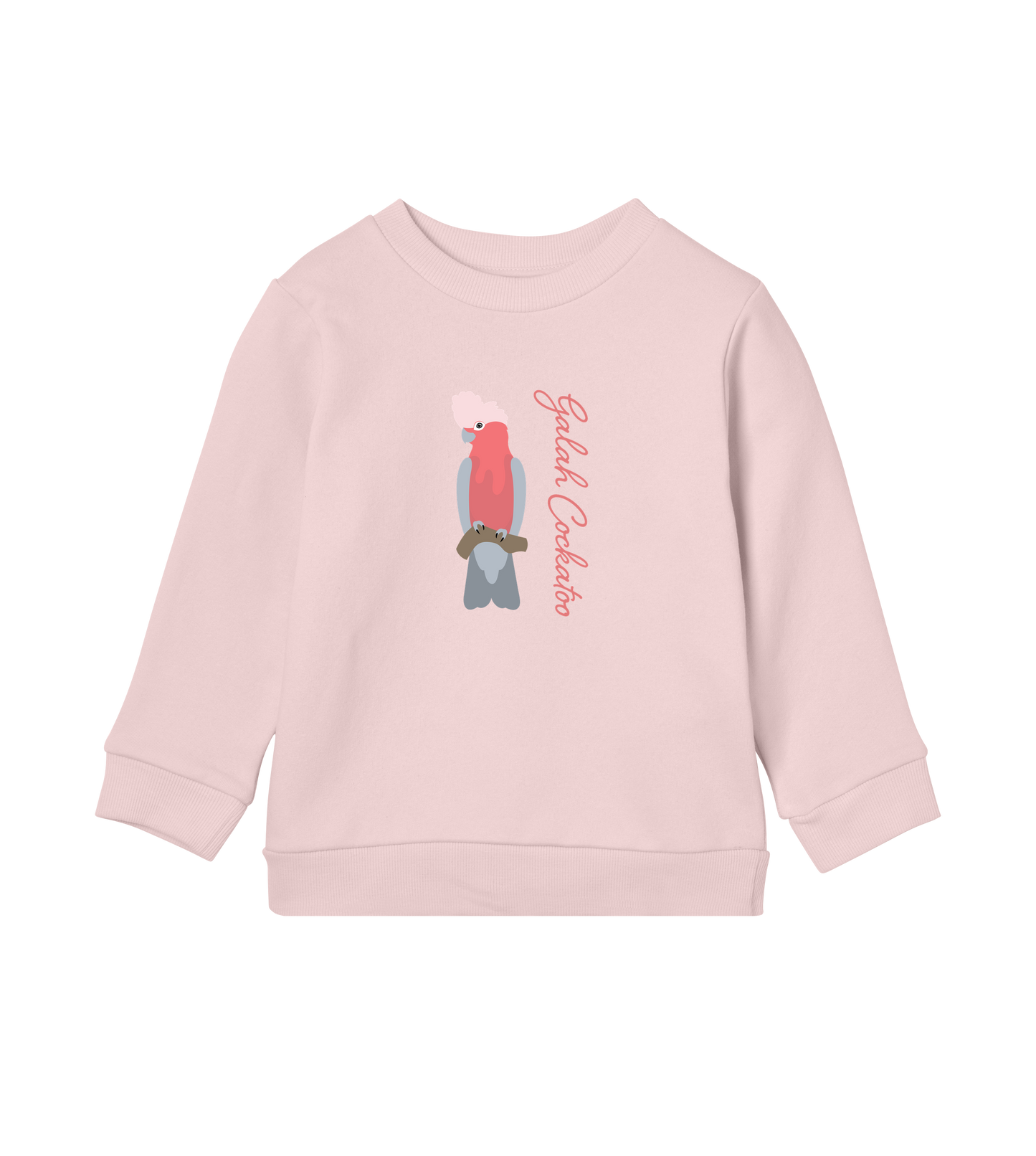 Galah Cockatoo - Organic Kids Sweatshirt - Beakwings