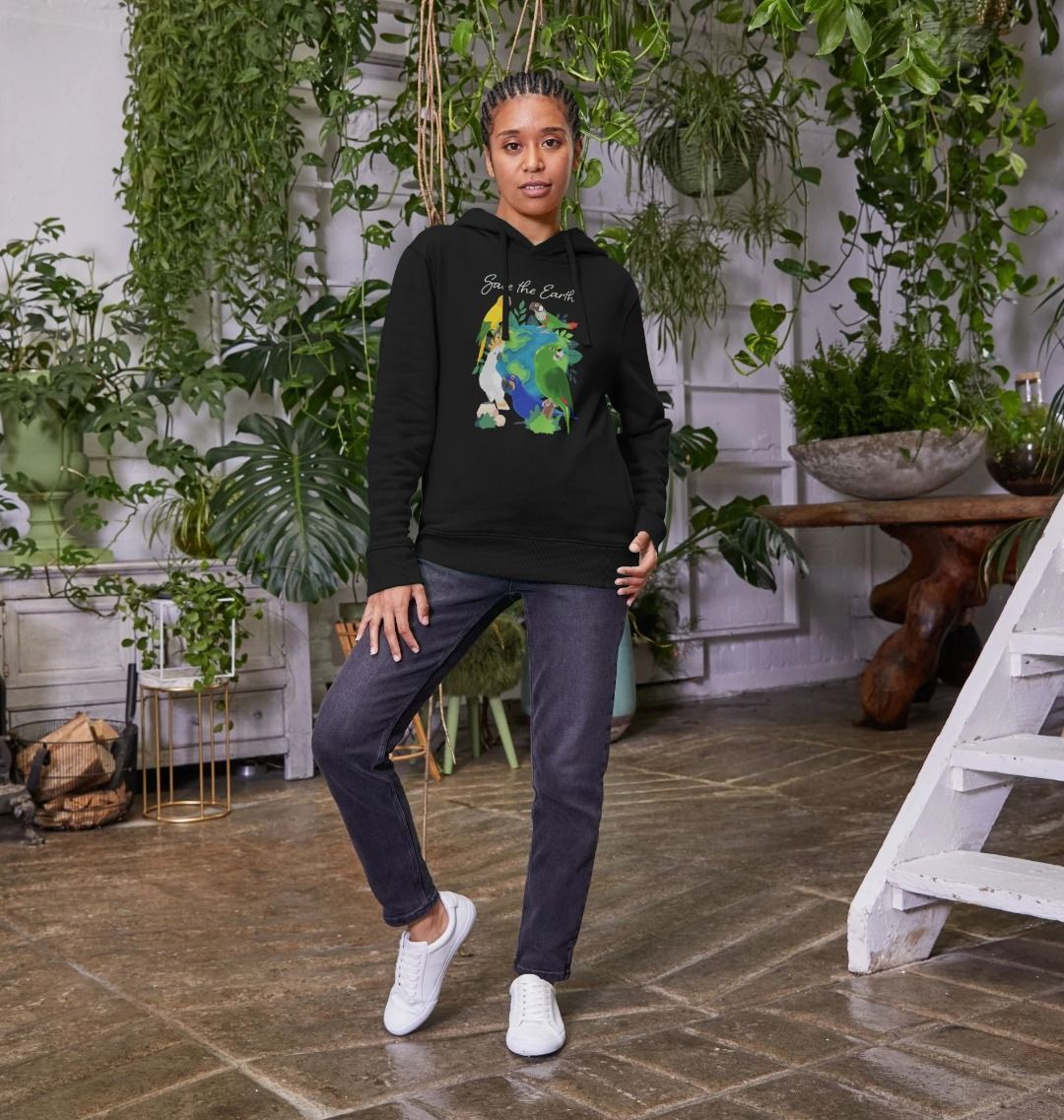 Earth Day - Organic Cotton Women's Pullover Hoodie