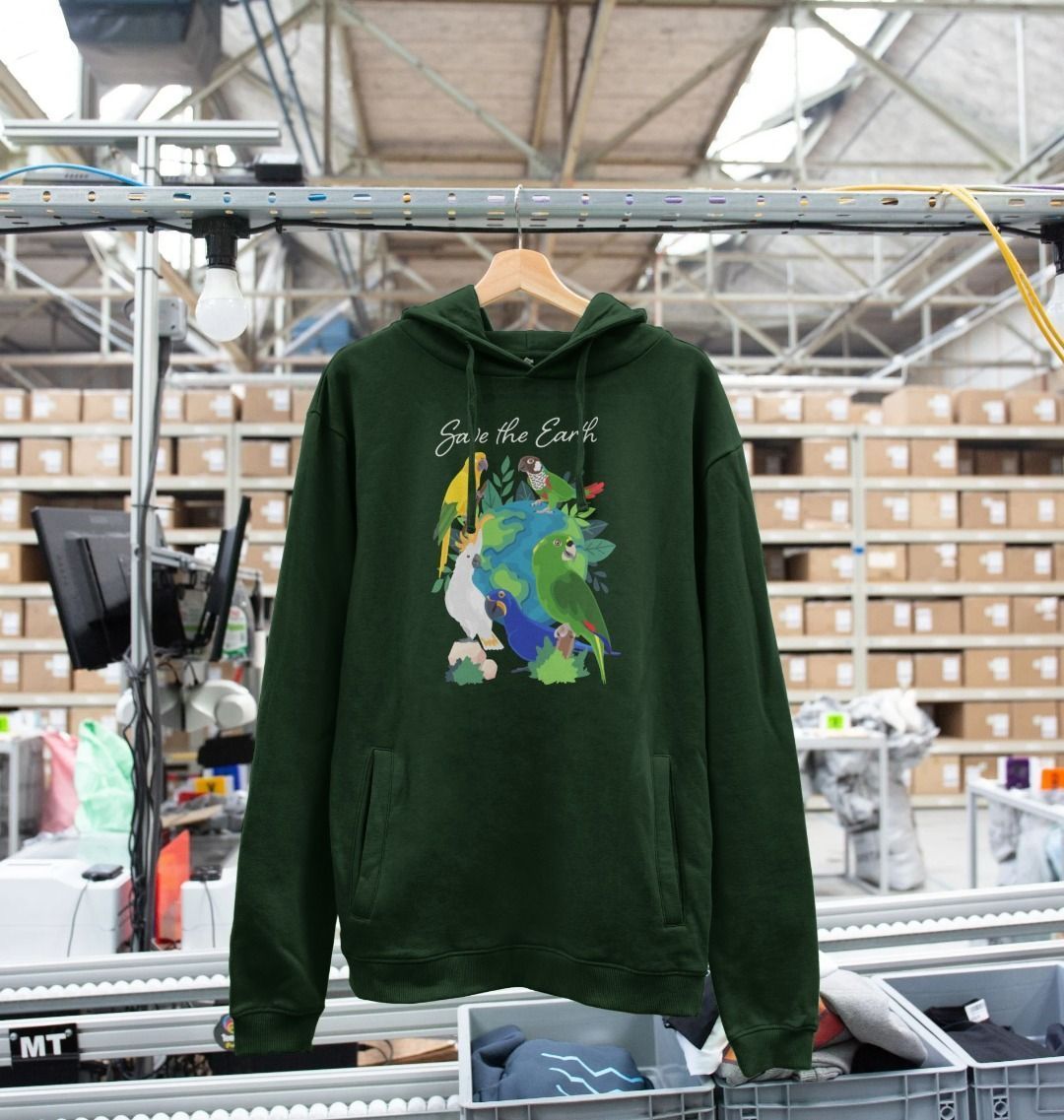 Earth Day - Organic Cotton Pullover Men’s Hoodie