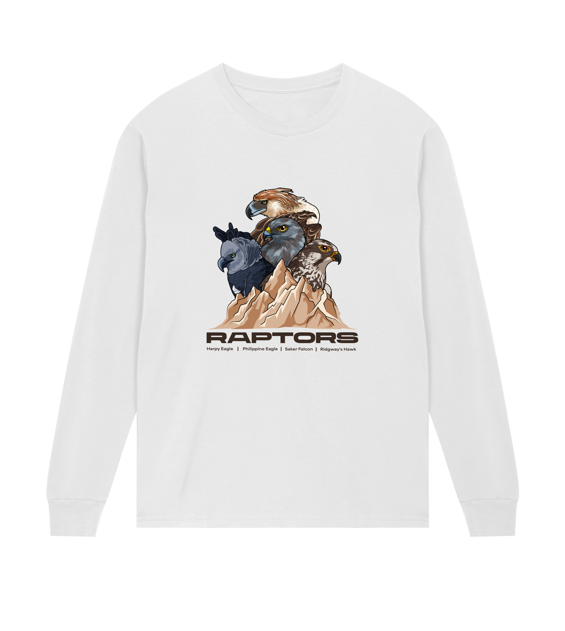 Raptors - Organic Men's Long Sleeve - Beakwings