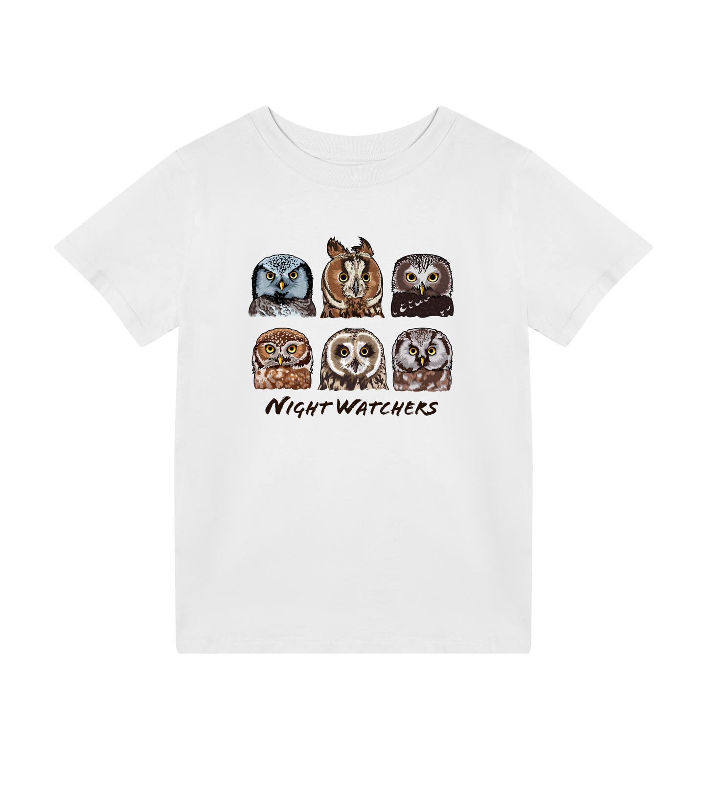 Night Watchers - Organic Regular Kids T-shirt - Beakwings