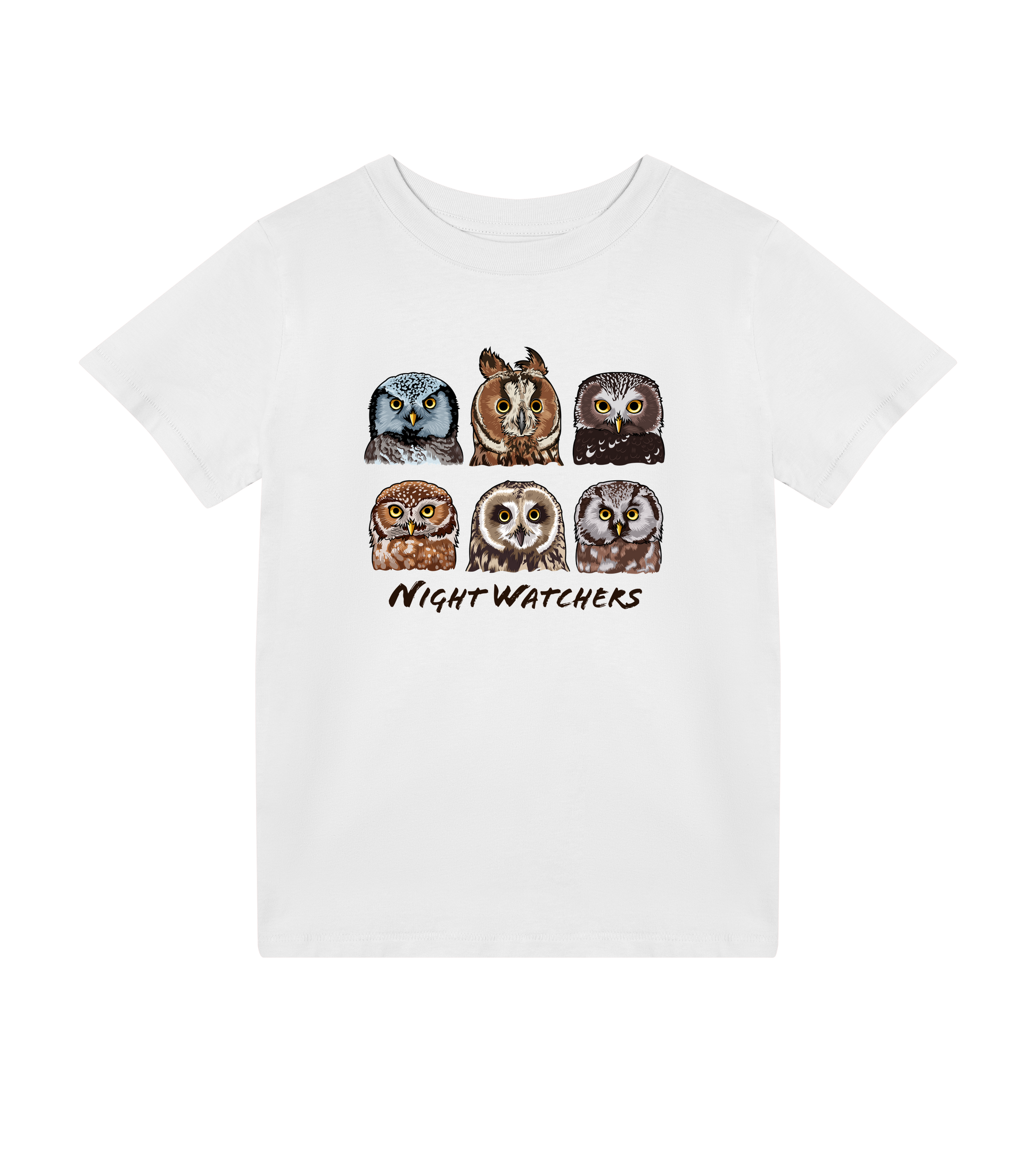 Night Watchers - Organic Regular Kids T-shirt - Beakwings